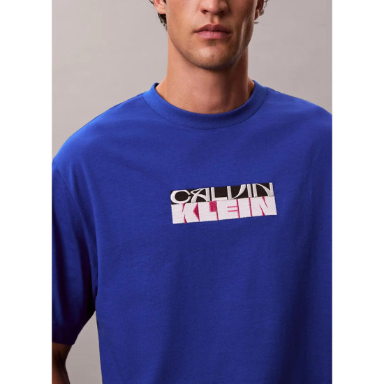 Calvin Klein Ανδρική κοντομάνικη μπλούζα Block Logo Graphic Relaxed T-Shirt